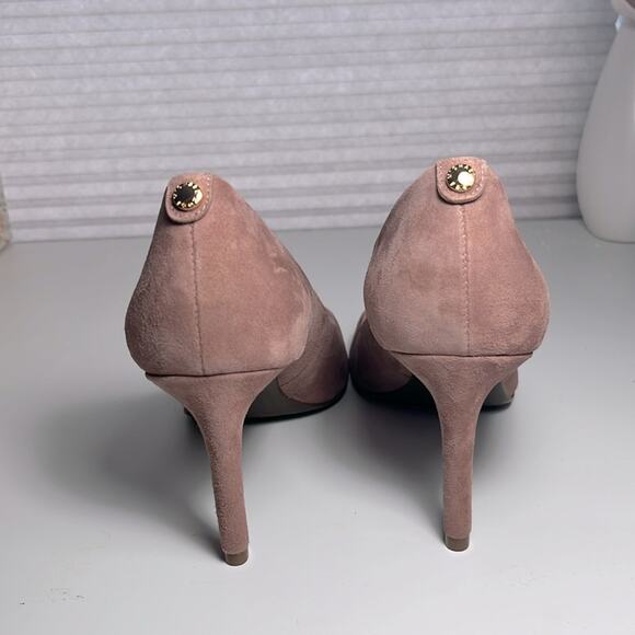 NEW Michael Kors Women Dorothy Flex  Suede Pump Dusty Rose - Picture 5 of 8